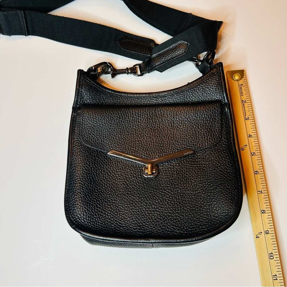 Botkier Valentina Small Hobo in Black and Gunmetal - Picture 2 of 5